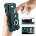 Miniatyrbillede 5 af 8: For Google Pixel 8a Kickstand Case Phone Cover with Card Slots Green