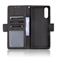 Miniatyrbillede 4 af 9: Wallet Stand Flip-telefonetui til Sony Xperia 10 III - Sort Black