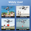 Miniatyrbillede 10 af 11: Drone Droner Throw Move Leave Airdrop system fjernbetjening Black