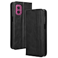 Pikkukuva 1 / 7: Motorola Moto G55 Case Wallet Case Shell -kotelolle Black