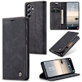 Pikkukuva 1 / 7: CASEME Retro Lompakkokotelo Samsung Galaxy S23 FE Black