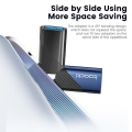 Miniatyrbild 6 av 8: TOOCKI USB-C hane USB 3.0 hona omvandlare 5 Gbps dataadapter Svart