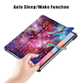 Pikkukuva 11 / 11: Kolmen taittotelineen älykotelo Samsung Galaxy Tab S7 FE/Tab S7 Plus/Tab S8+ -puhelimelle Multicolor