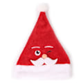 Miniatyrbillede 1 af 5: Nissehue Julehue Jul Nisse Julefest Dress up - Blinkende julemand Red