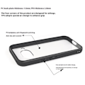Pikkukuva 4 / 6: Google Pixel 9a Suojakotelo Vahvistetut Kulmat TPU+Acrylic Läpinäkyvä Puhelimen Kotelo Transparent