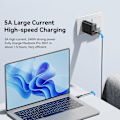 Miniatyrbillede 7 af 9: ESSAGER 2m USB-C til USB-C PD 240W Ladekabel Datakabel Hurtig opladning Black