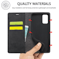 Miniatyrbild 2 av 11: LC.IMEEKE Wallet Case Fodral till Samsung Galaxy A23 5G - Svart Svart