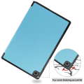 Miniatyrbillede 5 af 9: Tri-fold Stand Case for Samsung Galaxy Tab A7 10.4" Blue