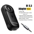Miniatyrbillede 2 af 9: ESSAGER Lydmodtager Trådløs Sender med Mikrofon Clip-On Bluetooth Adapter Black