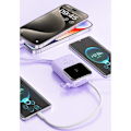 Miniatyrbild 2 av 10: 10000mAh Snabb Bärbar Powerbank Super Fast Charging USB-C 22,5W Blå