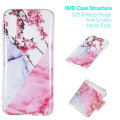 Pikkukuva 2 / 5: Marble Pattern IMD TPU Soft Back Case for Samsung Galaxy A40 - Style F Black