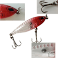 Miniatyrbilde 3 av 5: 5 stk Fiskesluk Ferskvann Havfiske Floating Minnow hardt agn med rangle Multicolor