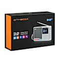 Miniatyrbilde 5 av 11: Digital radiomottaker DAB+FM RDS Bluetooth MP3-spiller REC-opptaker TF-kort Silver grey