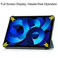 Miniatyrbilde 6 av 10: Tri-fold Stativveske for iPad 10.9 (2022) Tablettdeksel - Blomst Multicolor