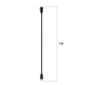Miniatyrbillede 8 af 8: Garmin Fenix 7/7X/7S/Descent G1/Tactix 7 1m USB Opladningskabelholder - Sort Black