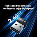 Miniatyrbillede 8 af 11: WiFi4 Dongle 150Mbps Højhastigheds USB Trådløs Adapter Indbygget Antenne Black