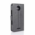 Miniatyrbillede 6 af 6: Wallet Stand Case for Motorola Moto C - Black Black