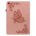 Miniatyrbillede 11 af 11: Til iPad 10.9 (2022) Tabletetui Cover Buterfly Imprinting - Lyserød Pink