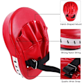 Miniatyrbillede 5 af 10: WOSWEIR 2 stk Boksning Karate Taekwondo Muay Thai Mitsar udstyr Mitsar Pads Red
