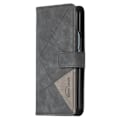 Miniatyrbillede 4 af 7: BINFEN COLOR til Samsung Galaxy Z Fold6 5G Cover i PU-læder med Geometrisk Mønster - Sort Black