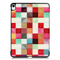 Miniatyrbilde 8 av 8: Etui for iPad Air 11 (2024) - Tri-fold Stativ Tablettdeksel - Trekantgitter Multicolor