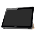 Miniatyrbillede 8 af 9: Trifoldet etui med stativ til Huawei MediaPad T3 10 - Guld Gold