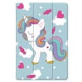 Miniatyrbilde 3 av 9: Tri-fold Smart-etui med stativ for Samsung Galaxy Tab S10+ (S10 Plus) Multicolor
