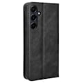 Miniatyrbillede 6 af 6: Wallet Stand Flip-telefonetui til Samsung Galaxy A35 5G - Sort Black