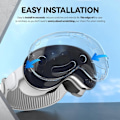 Pikkukuva 7 / 7: Suojakotelo Vision Pro MR Headset TPU+PC:lle naarmuuntumissuoja Transparent