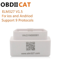 Pikkukuva 4 / 6: V01 OBD2 auton vikadiagnoositesteri Bluetooth elm327 koodinlukija White