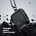 Miniatyrbillede 9 af 11: DUX DUCIS til Samsung Galaxy Buds3 Pro Buds3 Cover Shell med krog - Hvid White