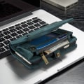 Miniatyrbild 7 av 9: CASEME iPhone 6s 6 Retro Split läder plånboksfodral - Blå Blå