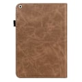 Miniatyrbillede 8 af 11: Til iPad 10.2 (2021)/(2020)/(2019) Almindeligt PU-læder tabletcover Brown