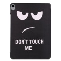 Miniatyrbild 2 av 5: iPad Pro 11 (2018) Slim fit tri-fold fodral - Do Not Touch Me Svart