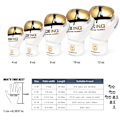 Miniatyrbillede 6 af 6: WOSWEIR 1 par 12 oz boksehandsker Kickboxing træning for voksne - sort/guld Black