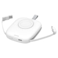 Miniatyrbillede 1 af 10: S3 Type-C/iP kablet 5000mAh bærbar mobiltelefon strømbank White