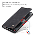 Pikkukuva 2 / 7: CASEME Retro Lompakkokotelo Samsung Galaxy S25 Edge Black