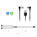 Pikkukuva 9 / 10: PS VR2 -ohjaimelle 1 USB-2-tyypin C latausjohdon latausjohto Black