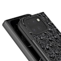 Miniatyrbillede 2 af 4: ABEEL til Google Pixel 9 Pro Fold 5G Etui Ægte Læder + PC Mobilcover med Strudsetekstur - Sort Black