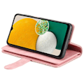 Miniatyrbillede 7 af 10: Til Samsung Galaxy A16 5G / A16 4G Etui med Lynlåslomme og 9 Kortlommer Pink gold
