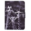 Miniatyrbillede 3 af 8: Til iPad 10.9 (2022) Tabletetæske omslag Foldbart stativ - 3 giraffer Black