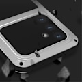 Miniatyrbilde 3 av 6: Samsung Galaxy S24 FE Etui - Panserstøttende deksel + herdet glass metall + silikon Black