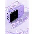 Miniatyrbild 3 av 10: 10000mAh Snabb Bärbar Powerbank Super Fast Charging USB-C 22,5W Blå
