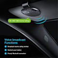 Pikkukuva 5 / 7: SP11 Autolle Bluetooth V5.0 Kaiutin Handsfree Soita autosarjan musiikkisoitin Black
