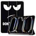 Miniatyrbild 1 av 7: Till iPad Pro 11 (2024) Slim fit tri-fold fodral - Don't multifärg