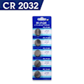 Miniatyrbillede 2 af 2: Alkalisk Knappcellbatteri CR2032 Storpack Silver