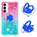 Pikkukuva 2 / 6: YB Quicksand -sarja-8 Samsung Galaxy A35 5G -jalusta Kuoret Gradientti TPU -päällinen Multicolor