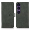 Pikkukuva 1 / 7: KHAZNEH Sony Xperia 1 VII Case lompakkokotelolle Shell Phone Case Green