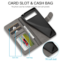 Miniatyrbillede 6 af 7: LC.IMEEKE Wallet Stand Etui til Google Pixel 8a Grey