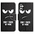 Miniatyrbillede 1 af 7: Til Samsung Galaxy A25 tegnebogstativetui mønstertelefoncover Multicolor